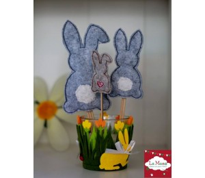 Stickdatei ITH - Steckfigur Hase